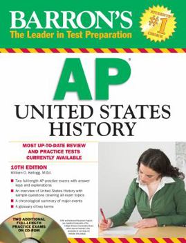 Paperback Barron's AP United States History [With CDROM] Book