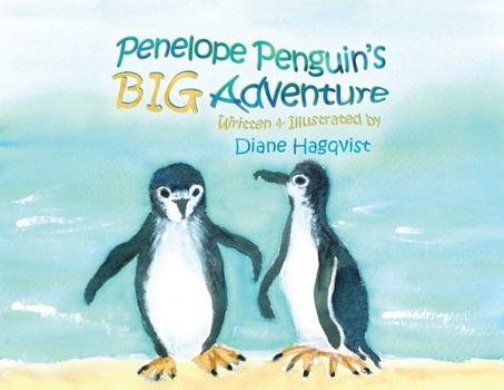 Paperback Penelope Penguin's BIG Adventure [Large Print] Book