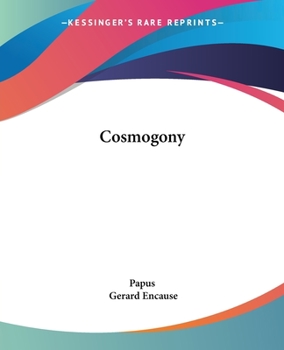 Paperback Cosmogony Book