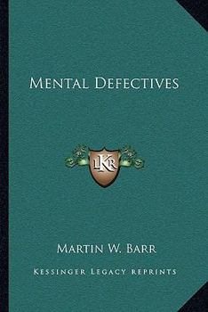 Paperback Mental Defectives Book