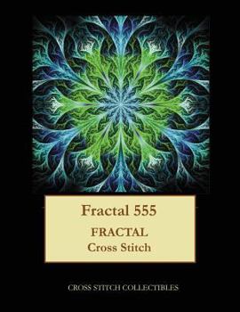 Paperback Fractal 555: Fractal cross stitch pattern [Large Print] Book