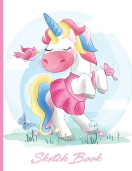Sketch Book: Unicorn Cover for Girls  Drawing book Sketchbook Journal & Notebook | 8.5x11 inches| for drawing, painting, sketching and doodling