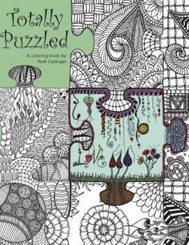 Paperback Totally Puzzled: A coloring book