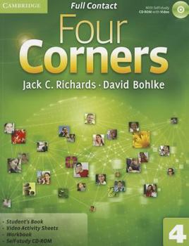 Paperback Four Corners Level 4 Full Contact with Self-Study CD-ROM [With CDROM] Book