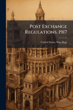 Paperback Post Exchange Regulations. 1917 Book