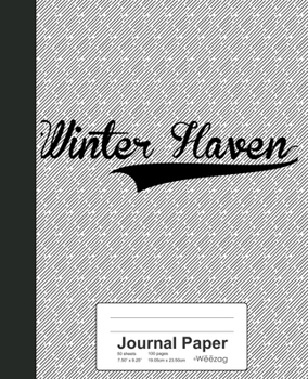 Paperback Journal Paper: WINTER HAVEN Notebook Book