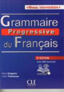 Paperback Grammaire Progressive Du Francais Niveau Intermediaire [With CD (Audio)] [French] Book
