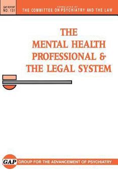 Paperback Mental Health Professional and the Legal System Book