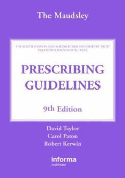 Paperback The Maudsley Prescribing Guidelines, Ninth Edition Book