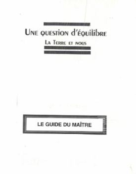 Spiral-bound Une Question d'Equilibre Book