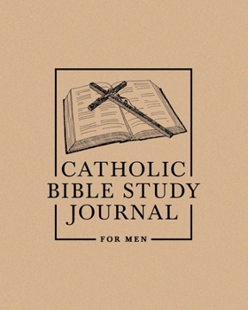 Paperback Catholic Bible Study Journal for Men Book