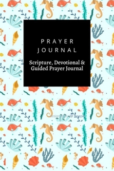 Paperback Prayer Journal, Scripture, Devotional & Guided Prayer Journal: Coral design, Prayer Journal Gift, 6x9, Soft Cover, Matte Finish Book