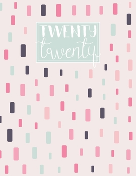2020: A4 Diary Week on 2 Pages to View WO2P Journal | Horizontal Weekly Planner | Pink Duck Egg Blue & Purple Lines (A4 2020 Weekly Diaries)