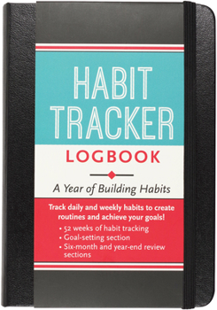 Hardcover Habit Tracker Logbook Book