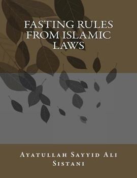 Paperback Fasting Rules from Islamic Laws Book