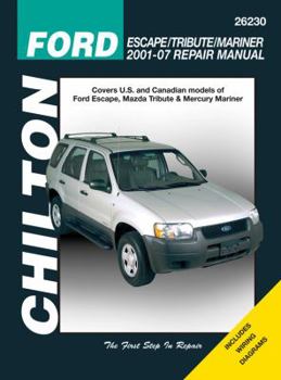 Paperback Ford Escape/Tribute/Mariner Repair Manual: Covers All U.S. and Canadian Models of Ford Escape, Mazda Tribute & Mercury Mariner Book
