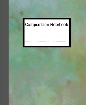 Paperback Composition Notebook: colored concrete College Ruled Blank Lined Cute Notebooks for Girls and boys, School Writing Notes Journal (7.5 x 9.25 Book