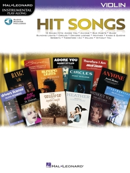 Paperback Hit Songs: Violin Play-Along with Demo & Backing Tracks Book