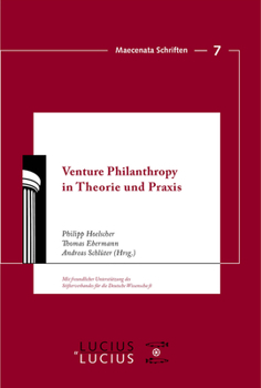 Paperback Venture Philanthropy in Theorie Und PRAXIS [German] Book