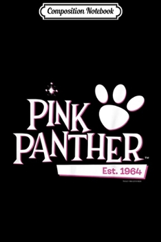 Composition Notebook: Pink Panther Paw Print Est. 1964 Classic Logo  Journal/Notebook Blank Lined Ruled 6x9 100 Pages