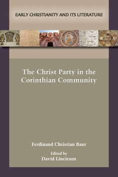 Paperback The Christ Party in the Corinthian Community Book