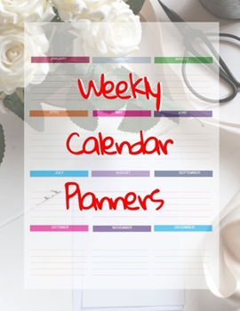 Paperback Weekly Calendar Planners: Calander Book 2020 Planner, Daily Weekly & Monthly Calendar Expense Tracker Organizer For Budget Planner And Financial Book