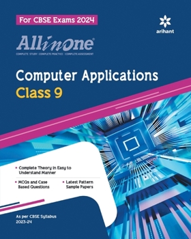 Paperback All In One Class 9th Computer Application for CBSE Exam 2024 Book