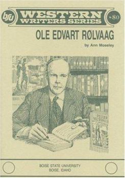 Paperback Ole Edvart Rolvaag (Boise State University Wester Writer Series, 80) Book