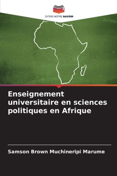Paperback Enseignement universitaire en sciences politiques en Afrique [French] Book