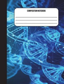 Paperback Composition Notebook: Science 100 Ruled Pages (7.44 x 9.69) Back To School Book