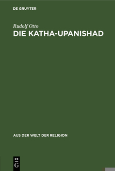 Hardcover Die Katha-Upanishad [German] Book