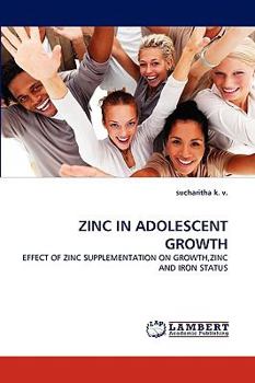 Paperback Zinc in Adolescent Growth Book