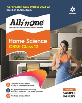 Paperback CBSE All In One Home Science Class 12 2022-23 Edition (As per latest CBSE Syllabus issued on 21 April 2022) Book