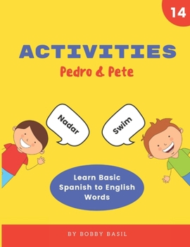 Paperback Activities: Learn Basic Spanish to English Words Book