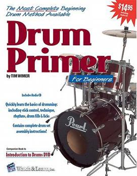 Paperback Drum Primer for Beginners (with CD) Book