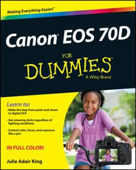 Paperback Canon EOS 70D for Dummies Book