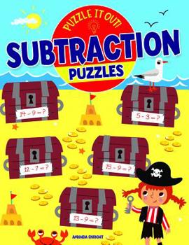 Library Binding Subtraction Puzzles Book