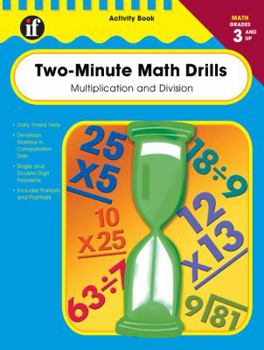Paperback Two-Minute Math Drills, Grades 3 - 5 Book