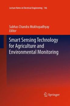 Paperback Smart Sensing Technology for Agriculture and Environmental Monitoring Book