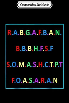 Paperback Composition Notebook: R.A.B.G.A.F.B.A.N.B.B.B.H.F.S.F S.O.M.A.S.H.C.T.P.T Journal/Notebook Blank Lined Ruled 6x9 100 Pages Book