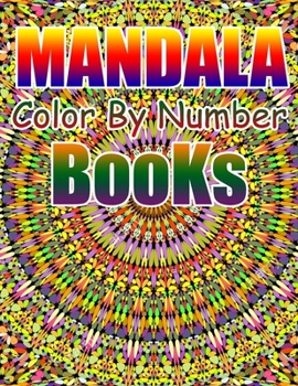 Paperback Mandala Color by Number Books: Kids and Adults Book