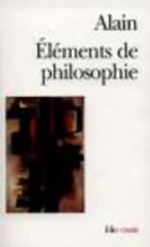 Paperback Elements de Philosophie [French] Book