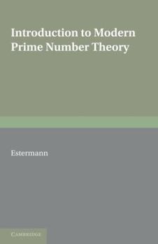 Paperback Introduction to Modern Prime Number Theory Book