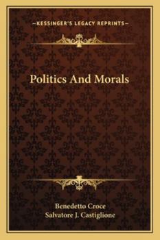 Paperback Politics And Morals Book