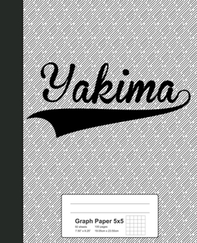 Paperback Graph Paper 5x5: YAKIMA Notebook Book