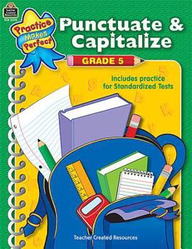 Paperback Punctuate & Capitalize, Grade 5 Book