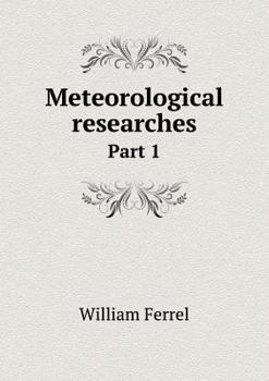 Paperback Meteorological Researches Part 1 Book