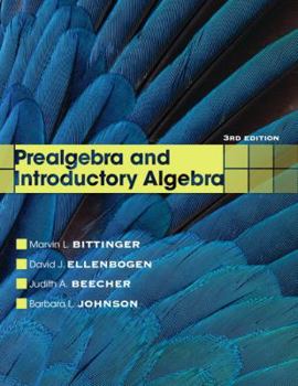 Paperback Prealgebra and Introductory Algebra Book