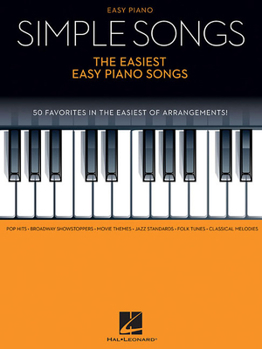 Paperback Simple Songs - The Easiest Easy Piano Songs Book