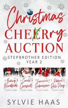 Paperback Christmas Cherry Auction Stepbrother Edition: 4 Reverse Harem Romances Book